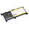 Батарея для ноутбука ASUS X556 / 7.6V 4840mAh (38Wh) BLACK ORG (C21N1509)