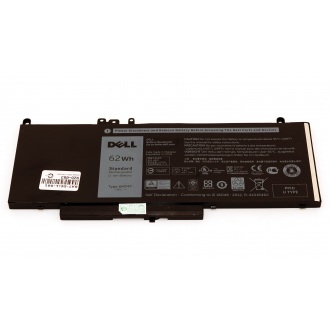 Батарея для ноутбука DELL Latitude E5250 E5450 E5550 E5270 E5470 E5570 Precision 3510 / 7.6V 7750mAh (62Wh) BLACK ORG (6MT4T)