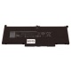 Батарея для ноутбука DELL Latitude E7280 E7480 E7290 E7490 / 7.6V 7500mAh (60Wh) BLACK ORG (F3YGT)
