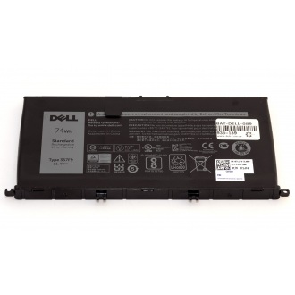 Батарея для ноутбука DELL Inspiron 7557 7566 7567 5576 5577 7559 7759 / 11.4V 6330mAh (74Wh) BLACK ORG (357F9)