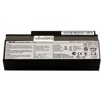 Батарея для ноутбука ASUS G53 G73 VX7 / 14.6V 5200mAh (75Wh) BLACK ORG (A42-G73)