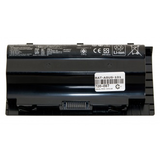 Батарея для ноутбука ASUS G75 / 14.4V 5200mAh (74Wh) BLACK ORG (A42-G75)