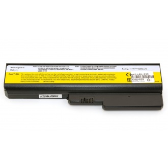Батарея для ноутбука LENOVO 3000 G430 G450 G455 G530 G550 G555 N500, IdeaPad B460 B550 G430 G450 G455 G530 G550 G555 V450 V460 Y430 Z360 / 11.1V 5200mAh (57Wh) BLACK OEM (L08N6Y02)