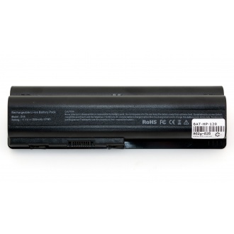 Батарея для ноутбука HP Presario CQ40 CQ45 CQ50 CQ60 CQ61 CQ70 CQ71, HDX16-1000, Pavilion DV4-1000 DV5-1000 DV6-1000 DV6-2000 DV6-3000 / 11.1V 7800mAh (85Wh) BLACK OEM (HSTNN-IB79)