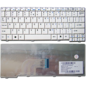 Клавиатура для ноутбука ACER Aspire One 531 A110 A150 D150 D250 ZG5 eMachines 250 WHITE US