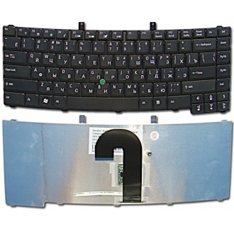 Клавиатура для ноутбука ACER TravelMate 6452 6490 6492 6493 6552 6592 6592G 6593 6593G BLACK RU (с поинтстиком)