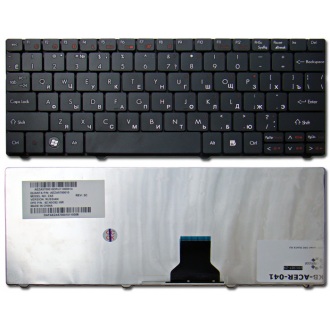 Клавіатура для ноутбука ACER Aspire One 721 751 752 753 772 1410 1551, TimeLine 1810 1830T, Ferrari One 200 BLACK RU