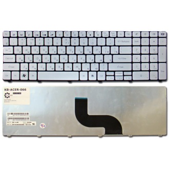 Клавиатура для ноутбука Packard Bell TM85 ENTE69BM LM81 LM82 LM85 LM86 LM87 LM94 LM98 TE69 TK37 TK81 TK83 TK85 TK86 TK87 TM81 TM86 TM87 TM89 TM93 TM94 TM97 TM98 TM99 TX86 SILVER RU