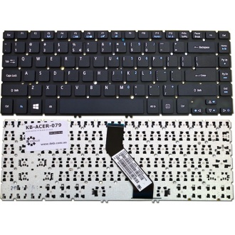 Клавіатура для ноутбука ACER Aspire V5-431 V5-431G V5-471 V5-471G V5-471P V5-471PG, Aspire TimeLine M3-481 M3-481TG BLACK US (Win8)