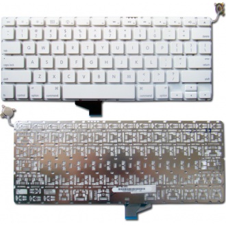 Клавіатура для ноутбука APPLE MacBook 13.3" WHITE US BackLight (NVidia)