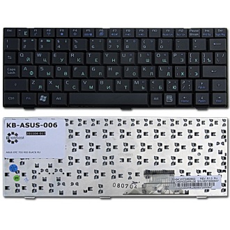 Клавиатура для ноутбука ASUS Eee PC 12G 2G 4G 700 701 8G 900 901 BLACK RU