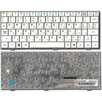 Клавіатура для ноутбука ASUS Eee PC 12G 2G 4G 700 701 8G 900 901 WHITE RU