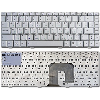 Клавіатура для ноутбука ASUS F6 F6A F6H F6S F6V F9 F9D F9E F9F F9J F9S, Lamborghini VX3 SILVER RU