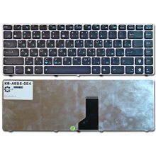 Клавиатура для ноутбука ASUS A42 A82 A83 B43 K42 K43 K84 T43 N43 N82 P42F U30 U31 U35 U36 U40 U41 U45 UL30 UL41 UL80 X34 X42 X43 X44 SILVER FRAME BLACK RU