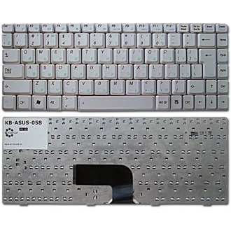 Клавіатура для ноутбука ASUS R1F W5 W5A W5F W5000 W5000A W5600A W6 W7 W7J Z35 Z35H Z35L SILVER RU