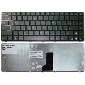 Клавіатура для ноутбука ASUS A42 A82 A83 B43 K42 K43 K84 T43 N43 N82 P42F U30 U31 U35 U36 U40 U41 U45 UL30 UL41 UL80 X34 X42 X43 X44 BLACK FRAME BLACK RU
