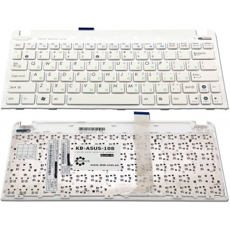 Клавіатура для ноутбука ASUS Eee PC 1015PE WHITE COVER WHITE RU