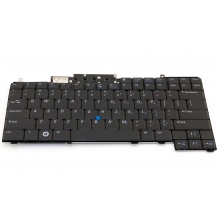 Клавіатура для ноутбука DELL Latitude D620 D630 D820 D830, Precision M65 M4300 BLACK US (з пойнтстіком)