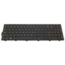 Клавіатура для ноутбука DELL Inspiron 15-3000 Series 3541 3542, 15-5000 Series 5542 5545 5547 5548 5551 5555 5558, 17-5000 Series 5748 5749 5755 5758 5759, Latitude 3550, Vostro 3546 BLACK РАМА BLACK US