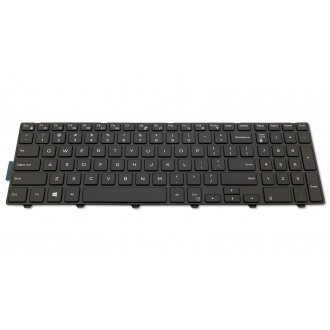 Клавіатура для ноутбука DELL Inspiron 15-3000 Series 3541 3542, 15-5000 Series 5542 5545 5547 5548 5551 5555 5558, 17-5000 Series 5748 5749 5755 5758 5759, Latitude 3550, Vostro 3546 BLACK РАМА BLACK US
