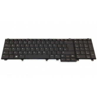 Клавіатура для ноутбука DELL Latitude E5520 E5530 E6520 E6530 BLACK US BackLight (з пойнтстіком)