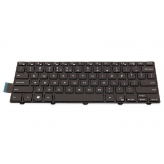 Клавіатура для ноутбука DELL Inspiron 3441 3442 3443 5442 5443 5445 5447 5448 5451 Vostro 3449 3458 3459 BLACK РАМКА BLACK US