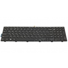 Клавіатура для ноутбука DELL Inspiron 3541 3542, 5542 5545 5547 5548 5551 5555 5558, 5748 5749 5755 5758 5759, Latitude 3550, Vostro 3546 BLACK FRAME BLACK RU BackLight
