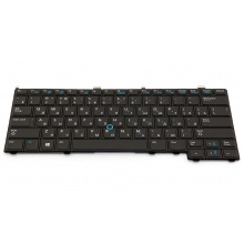 Клавіатура для ноутбука DELL Latitude E7240 E7440 BLACK RU (з пойнтстіком)