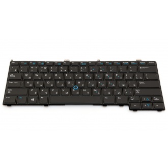 Клавіатура для ноутбука DELL Latitude E7240 E7440 BLACK RU (з пойнтстіком)