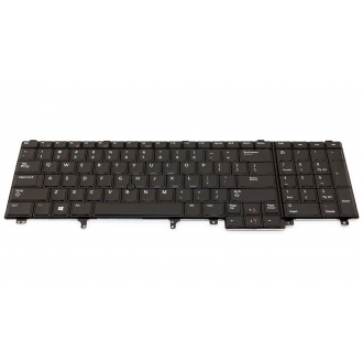 Клавіатура для ноутбука DELL Latitude E5520 E5530 E6520 E6530 BLACK US (з пойнтстіком)