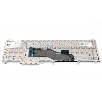 Клавіатура для ноутбука DELL Latitude E5520 E5530 E6520 E6530 BLACK US (з пойнтстіком)