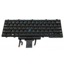 Клавіатура для ноутбука DELL Latitude E5450 E7450 E5470 E7470 BLACK US BackLight (з пойнтстіком)