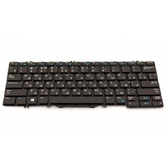 Клавіатура для ноутбука DELL Latitude 5280 5289 2-in-1 7280 7290 7380 7389 7389 2-in-1 7390 7390 2-in-1 BLACK RU BackLight