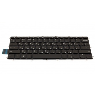 Клавиатура для ноутбука DELL Inspiron 5568 5578 5368 5378 7368 7378 7460 7466 7467 7560 7569 BLACK RU BackLight