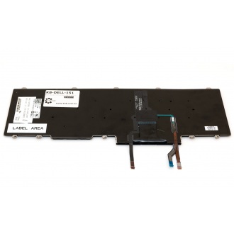 Клавіатура для ноутбука DELL E5550 E5570 5580 5590 5591 Precision M3510 M3710 BLACK US BackLight (з пойнтстіком)