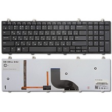 Клавіатура для ноутбука DELL Studio 17 1745 1747 1749, XPS 17 L701X BLACK RU BackLight