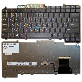 Клавиатура для ноутбука DELL Latitude D620 D630 D820 D830, Precision M65 M4300 BLACK RU (с поинтстиком)