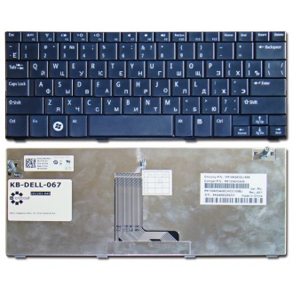 Клавіатура для ноутбука DELL Inspiron Mini 10 10v 1010 1010n 1010v 1011 1011v 1011v BLACK RU