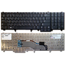 Клавіатура для ноутбука DELL Latitude E5520 E5530 E6520 E6530 BLACK RU (з пойнтстіком)