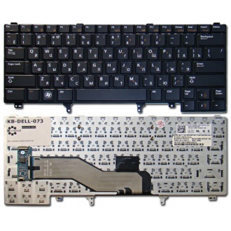Клавиатура для ноутбука DELL Latitude E5420 E5430 E6220 E6230 E6320 E6330 E6420 E6430 E6440 BLACK RU
