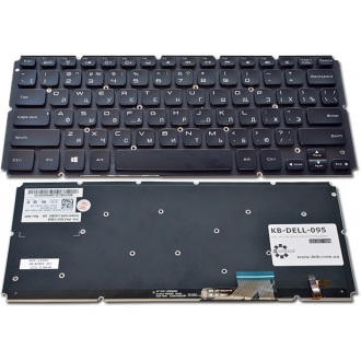 Клавіатура для ноутбука DELL XPS 14 L421X, XPS 15 L521X BLACK GLOSSY RU BackLight