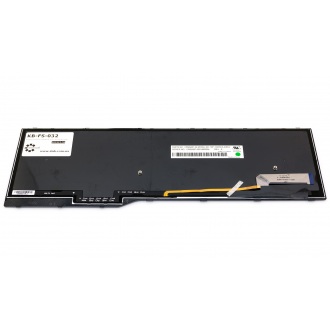 Клавіатура для ноутбука FUJITSU LifeBook E753 E754 GREY FRAME BLACK US BackLight