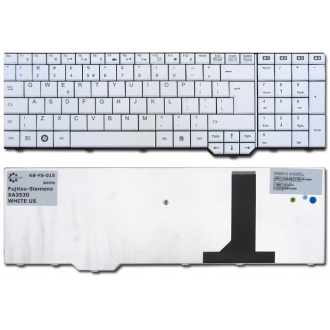 Клавиатура для ноутбука FUJITSU Amilo Li3910 Pi3625 Xa3530 Xi3650 WHITE US