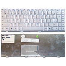 Клавіатура для ноутбука FUJITSU Amilo A1310 A1310G A1655 A1655G L1310 L1310G Li1705 L7320 Pa1538, Amilo Pro V2030 V2035 V2055 V3515 / MSI MegaBook PR200 PR300 PR400 WHITE US