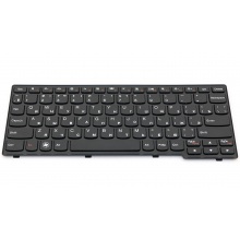 Клавіатура для ноутбука LENOVO IdeaPad S206 S110 BLACK FRAME BLACK RU