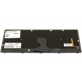 Клавиатура для ноутбука LENOVO IdeaPad Z400 SILVER FRAME BLACK RU BackLight (Win8)
