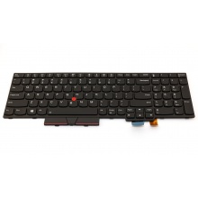 Клавіатура для ноутбука LENOVO ThinkPad Edge P51S P52S T570 T580 BLACK FRAME BLACK US BackLight