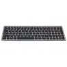 Клавиатура для ноутбука LENOVO IdeaPad U510 Z710 SILVER FRAME BLACK RU