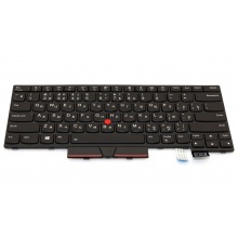 Клавиатура для ноутбука LENOVO ThinkPad Edge T470 T480 BLACK FRAME BLACK RU BackLight