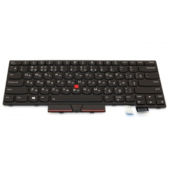 Клавиатура для ноутбука LENOVO ThinkPad Edge T470 T480 BLACK FRAME BLACK RU BackLight